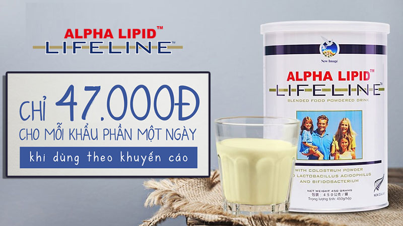 Giá sữa non Alpha Lipid