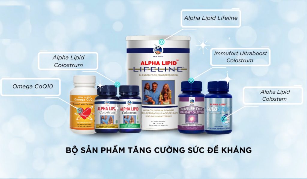 Sữa non Alpha Lipid New Image và Seacret