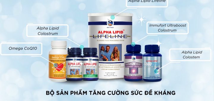 Sữa non Alpha Lipid New Image và Seacret